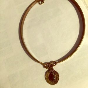 Free people choker necklace with charm